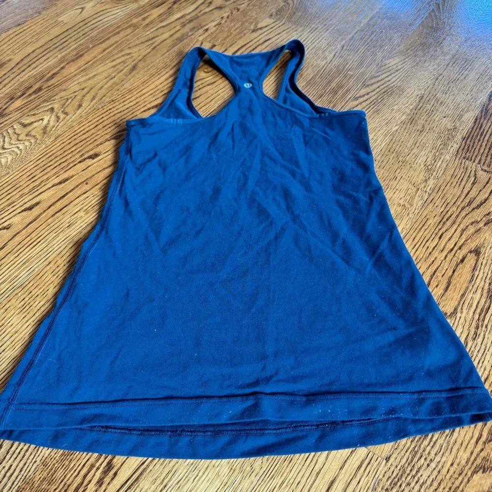 Lululemon Cool Racerback Blue Tank Top
